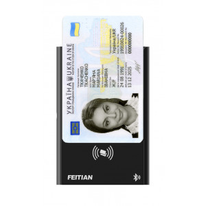 Бездротовий Зчитувач ID паспортів bluetooth Feitian